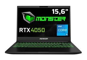 Monster Abra A5 V20.4.3 Harici GeForce RTX 4050 Intel Core i5 12450H 16 GB Ram 500 GB SSD 15.6 inç Full HD Windows 11 Gaming Laptop