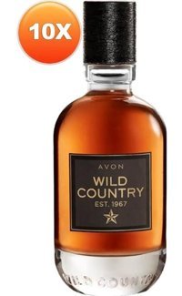 Avon Wild Country EDT Fresh-Odunsu-Sandal Ağacı Erkek Parfüm 10x75 ml