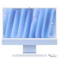 Apple iMac M4 Çipli MWUF3TU/A 8 CPU 8 GPU 16 GB Ram 256 GB SSD 24 inç 4.5K macOS Sequoia All In One PC Mavi