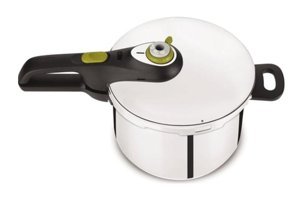 Tefal Secure Neo Clipso Kapak Çelik 6 lt Düdüklü Tencere Gri