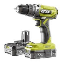 Ryobi R19PD2-215G 18 V Kömürsüz Darbeli Çift Akülü Vidalama Makinesi