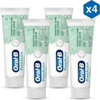 Oral-B Pureactiv Naneli Florürlü Diş Macunu 4x75 ml