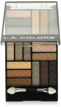 L.A. Colors Downtown Brown Toz Mat Far Paleti