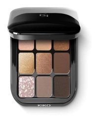 Kiko New Glamour Multi Finish 01 Earth Tones Toz Işıltılı - Mat Palet Göz Farı