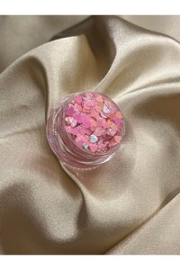 Tolstoy Pink Hearts Krem Simli Glitter Göz Farı