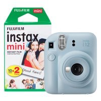 Fujifilm Instax Mini 12 Şipşak Mini Full HD Kompakt Dijital Fotoğraf Makinesi Mavi + 20 Adet Fotoğraf Filmi