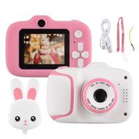 Tignapoo Sevimli Tavşan Mini Full HD Kompakt Dijital Fotoğraf Makinesi Pembe