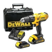 Dewalt DCD776S2-TR 18 V 1.5 Ah Kömürsüz Darbeli Çift Akülü Vidalama Makinesi