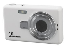 Asixxsix Full HD Kopmakt Çocuk Dijital Fotoğraf Makinesi Gümüş