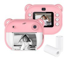 Vkemall 2 inç Mini Full HD Kompakt Çocuk Dijital Fotoğraf Makinesi Pembe