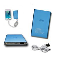 PH26 DDY-003 8000 mAh Kablolu Led Göstergeli USB Type A Powerbank Mavi