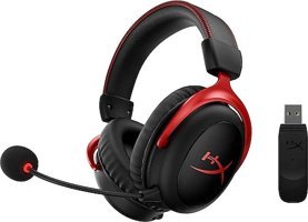 HyperX Cloud II 7.1 Wireless HHSC2X-BA-RD USB Gürültü Önleyici Mikrofonlu Oyuncu Kablosuz Kulak Üstü Kulaklık Kırmızı