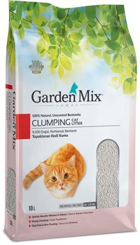 Gardenmix Topaklanan İnce Taneli Bentonit Kedi Kumu 10 lt