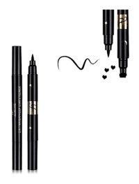 Halvey Kalp Desenli Çift Taraflı Siyah Kalem Eyeliner