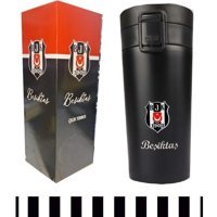 Timon Beşiktaş Çelik 400 ml Outdoor Bardak Termos Siyah