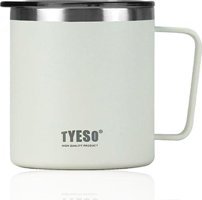 Tyeso Silviya Paslanmaz Çelik 400 ml Outdoor Bardak Termos Beyaz