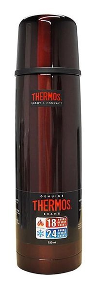 Thermos FBB-750 Light Compact Paslanmaz Çelik 750 ml Outdoor Matara Termos Bordo