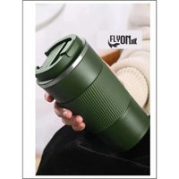 Flyon Look Paslanmaz Çelik 500 ml Outdoor Matara Termos Yeşil