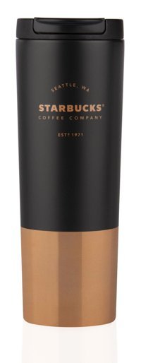 Starbucks Reserve Paslanmaz Çelik 470 ml Outdoor Matara Termos Siyah