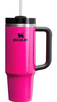 Stanley Neon Quencher H2.0 Flowstate Paslanmaz Çelik 890 ml Pipetli Outdoor Bardak Termos Pembe