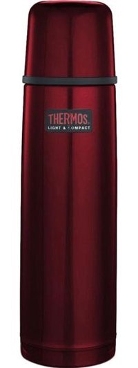 Thermos FBB-1000 Staltermos Classic 185199 Paslanmaz Çelik 1 lt Outdoor Matara Termos Bordo