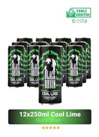 Black Bruin Cool Lime Enerji İçeceği 12x250 ml