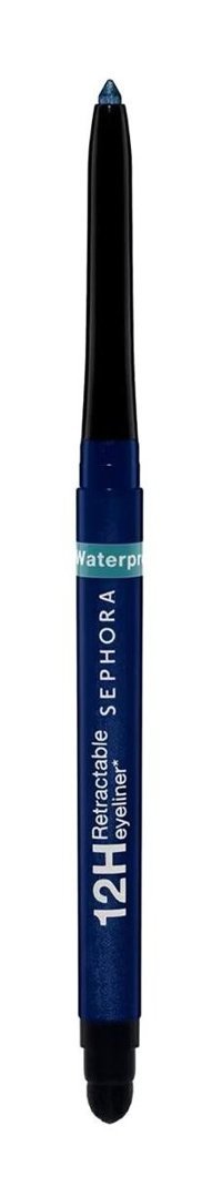 Sephora Waterproof 12h Retractable Asansörlü Işıltılı Akmayan Shimmer Navy Göz Kalemi