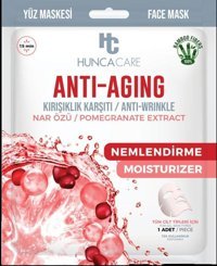 Hunca Care Anti-Aging Nemlendirici Kağıt Yüz Maskesi