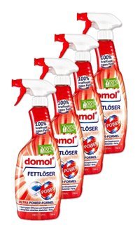 Domol Yağ Sökücü Sıvı Mutfak ve Banyo Temizleyici 4x750 ml