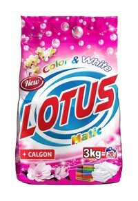 Lotusmatik Calgon Renkliler ve Beyazlar İçin 20 Yıkama Toz Deterjan 3 kg