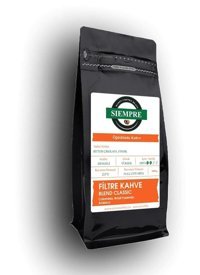 Siempre Coffee Blend Classic Öğütülmüş Filtre Kahve 1 Kg