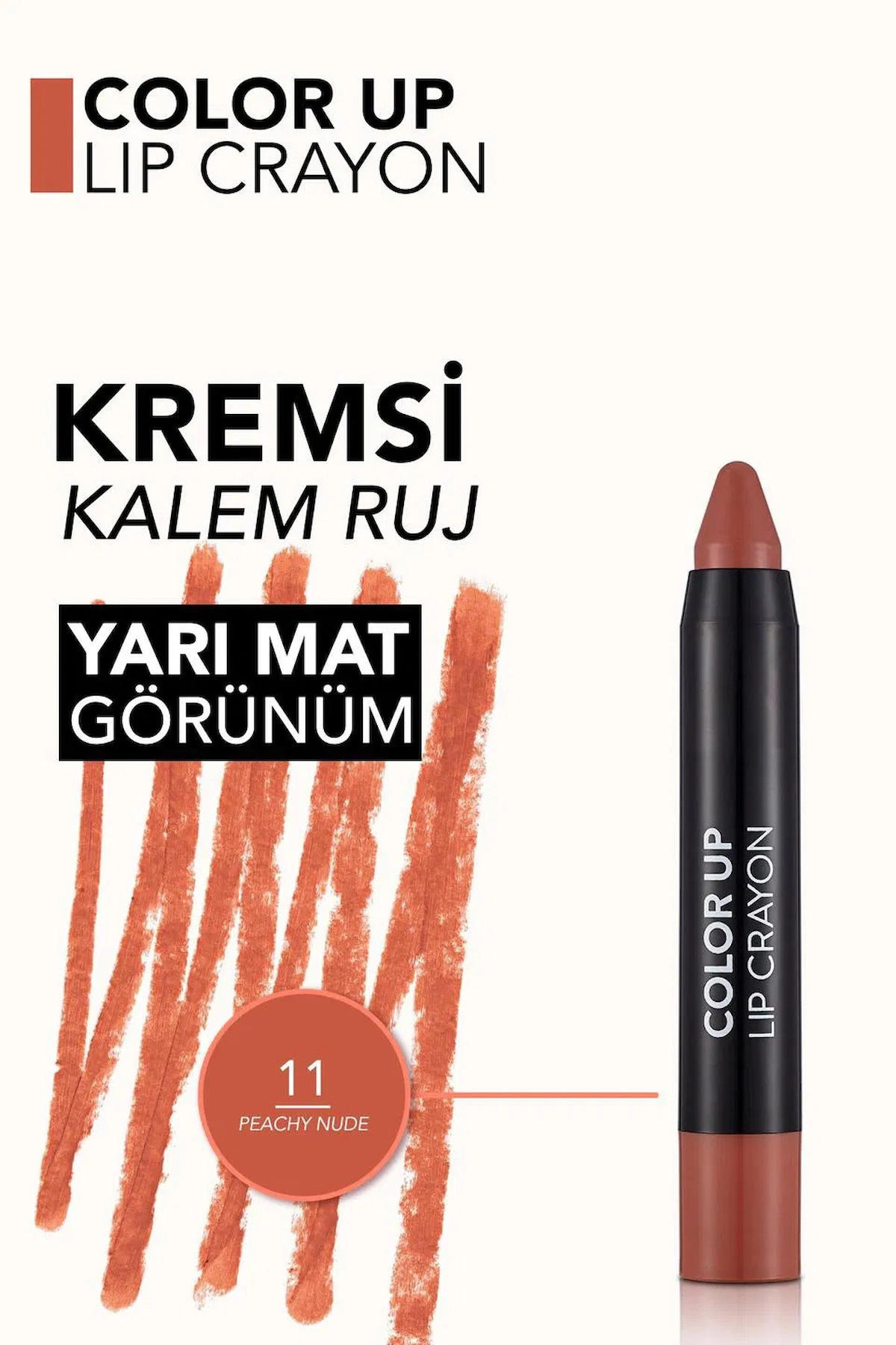 Flormar Color Up 011 Parlak Krem Kalem Ruj