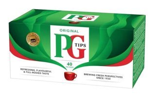 Pg Tips Original 40 Black Tea Bags 116 G