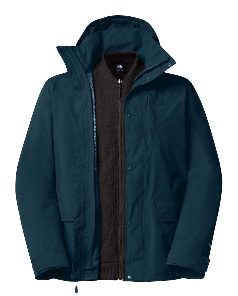 The North Face Pinecroft Triclimate Softshell Gore Tex Su Geçirmez Fermuarlı Polyester Erkek NF0A4M8ESF41 Outdoor Mont Mavi