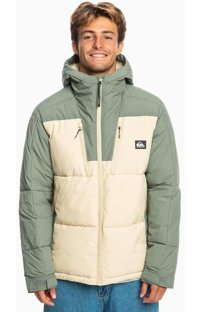 Quiksilver Nomad Softshell Gore Tex Su Geçirmez Fermuarlı Polyester Erkek Outdoor Mont Yeşil