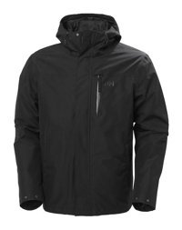 Hell Hansen Juell 3in1 Softshell Gore Tex Su Geçirmez Fermuarlı Polyester Erkek Outdoor Mont Siyah