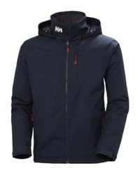 Hell Hansen Crew Hooded Midlayer Softshell Gore Tex Su Geçirmez Fermuarlı Polyester Erkek Outdoor Mont Lacivert