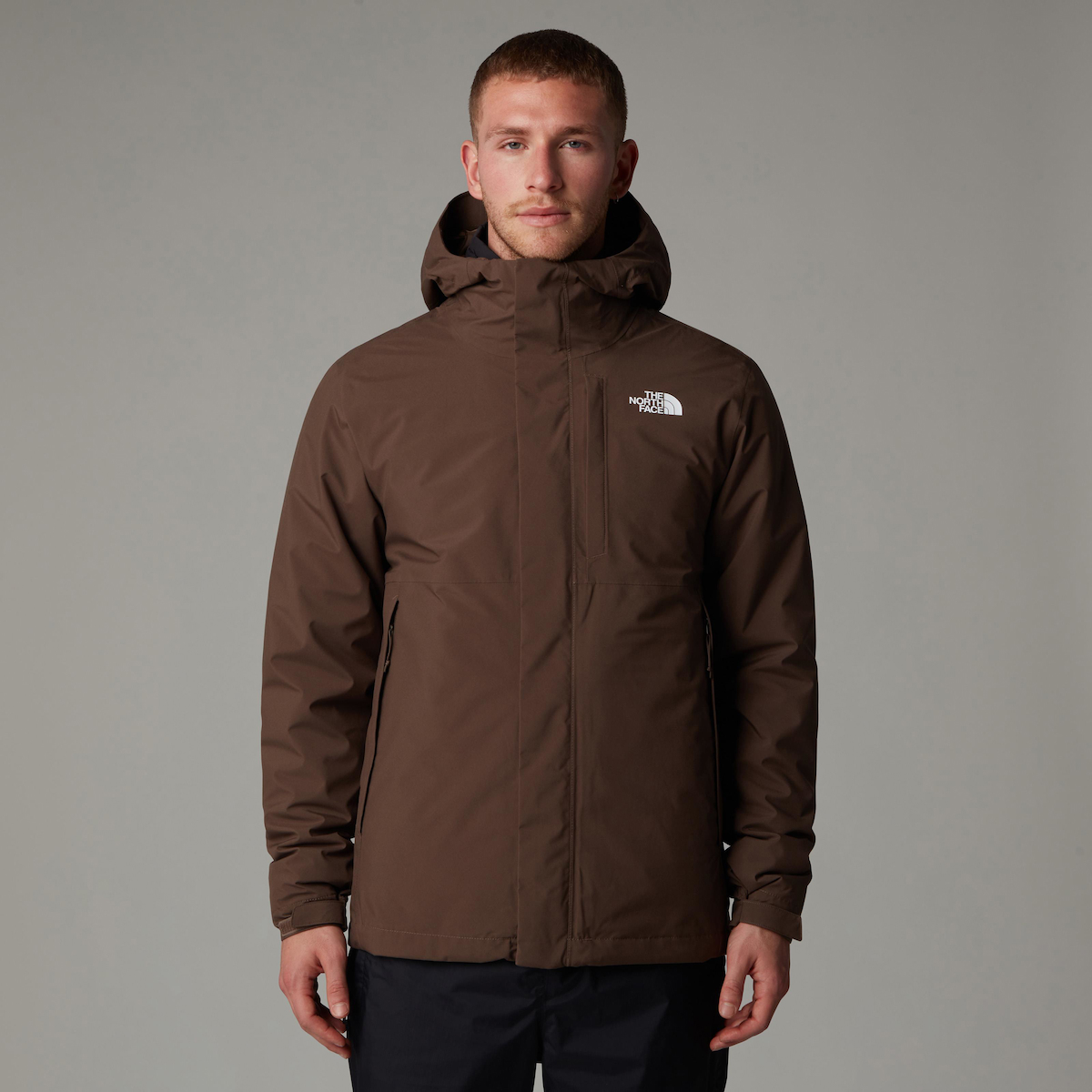 The North Face M Carto Triclimate Softshell Gore Tex Su Geçirmez Fermuarlı Polyester Erkek Outdoor Mont Kahverengi