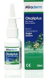 Miraderm Okaliptus Tekli Burun Spreyi 20 Ml