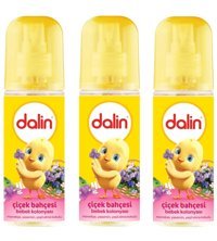 Dalin Çiçek Bahçesi Sprey Bebek Kolonyası 3x100 ml