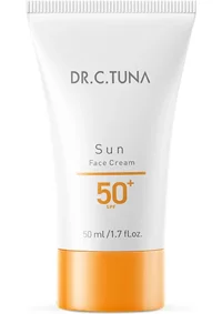 Farmasi Dr. C. Tuna Sun 50 Faktör Tüm Ciltler İçin Nemlendirici Suya Dayanıklı Yüz Güneş Kremi 50 ml