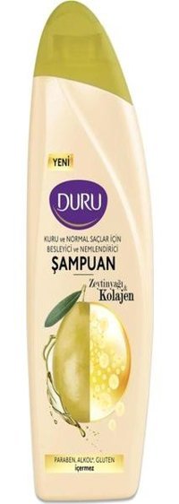 Duru Besleyici-Nemlendirici Kuru Saçlar İçin Zeytinyağı & Kolajen Şampuan 500 ml