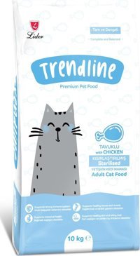 Trendline Tavuk Kısırlaştırılmış Tahıllı Yetişkin Kuru Kedi Maması 10 kg