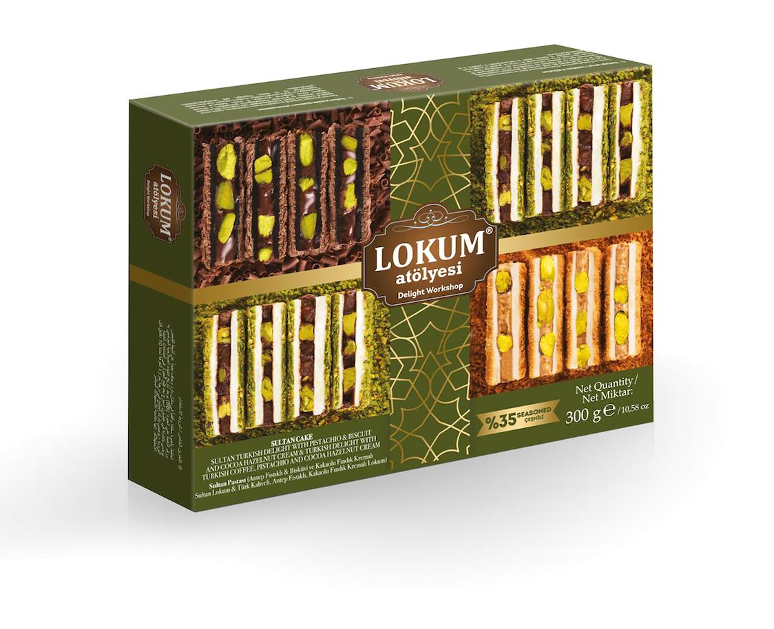 Lokum Atolyesi Sultan Pastası Karışık Lokum 300 gr