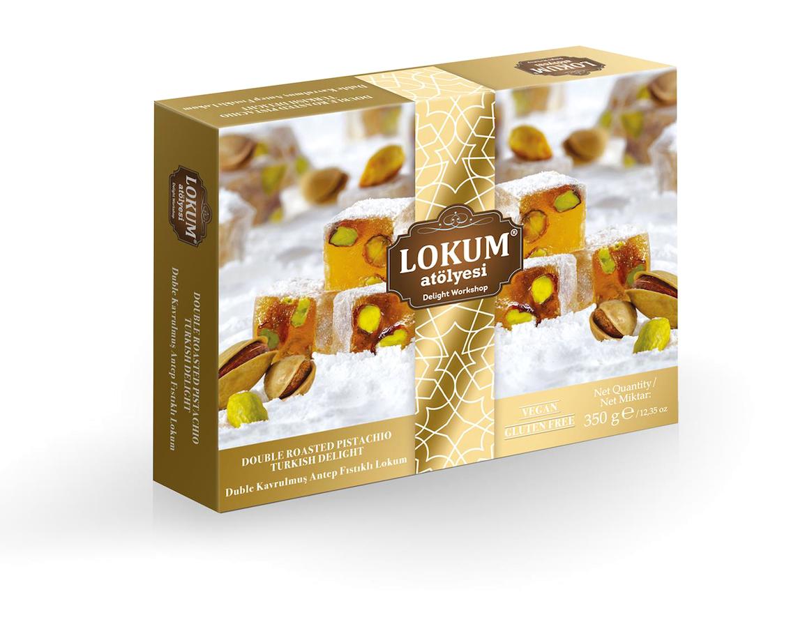 Lokum Atolyesi Antep Fıstıklı Duble Lokum 350 gr