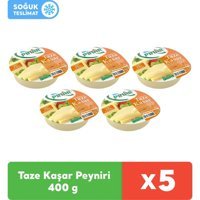 Pınar Taze Kaşar İnek Peynir 5x400 gr