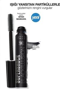 Avon True Supershock Black Illiusion Mesmerized Hacim Veren-Kıvırma Siyah Maskara