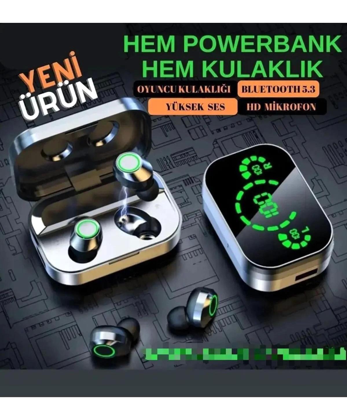 Wintoup Y70 Android & iOS Uyumlu Silikonlu Kablosuz Kulak İçi Bluetooth Kulaklık Siyah