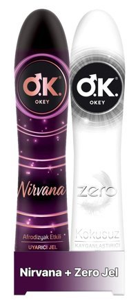 Okey Nirvana - Ziro Kayganlaştırıcı Jel 2x100 ml