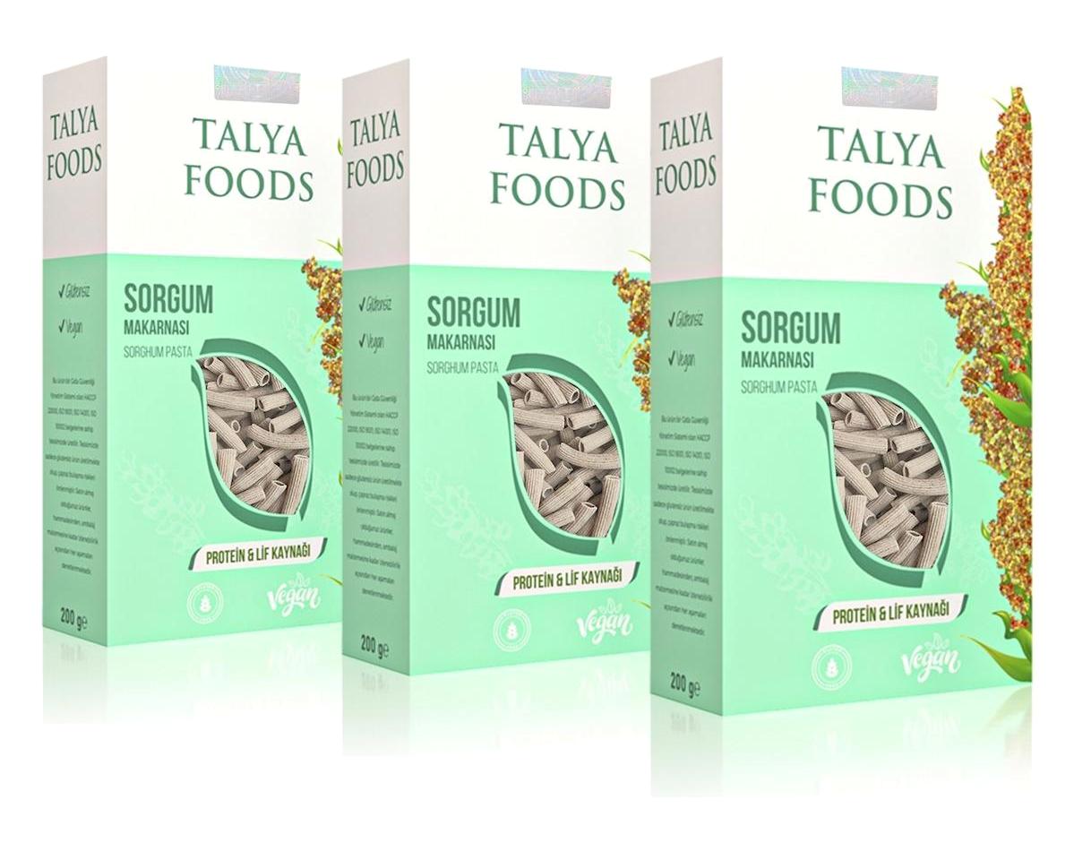 Talya Foods Glutensiz Boru Makarna 3x200 gr